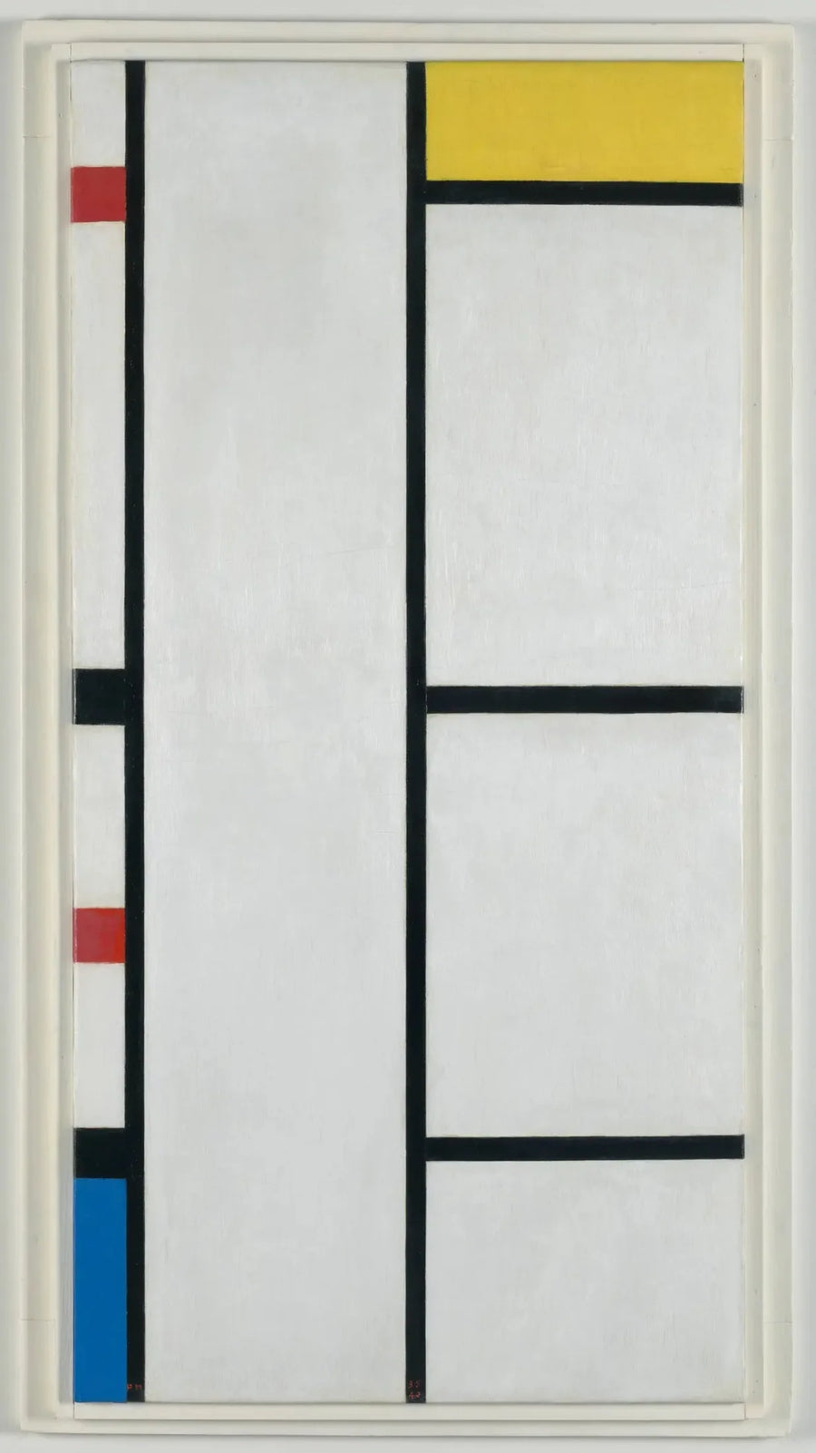 Kompozycja (nr III) biało-żółta / Kompozycja z czerwonym, żółtym i niebieskim - Piet Mondrian