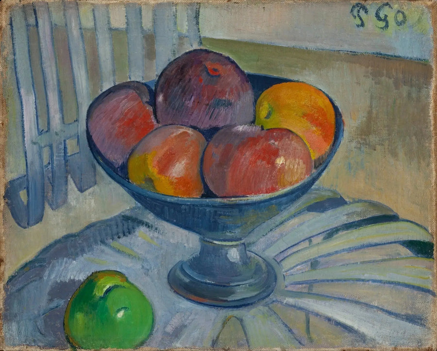 Kompotier na krześle ogrodowym - Paul Gauguin