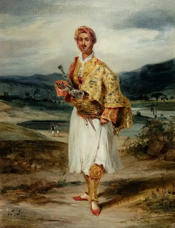 Hrabia Palatiano w stroju Suliota - Eugène Delacroix
