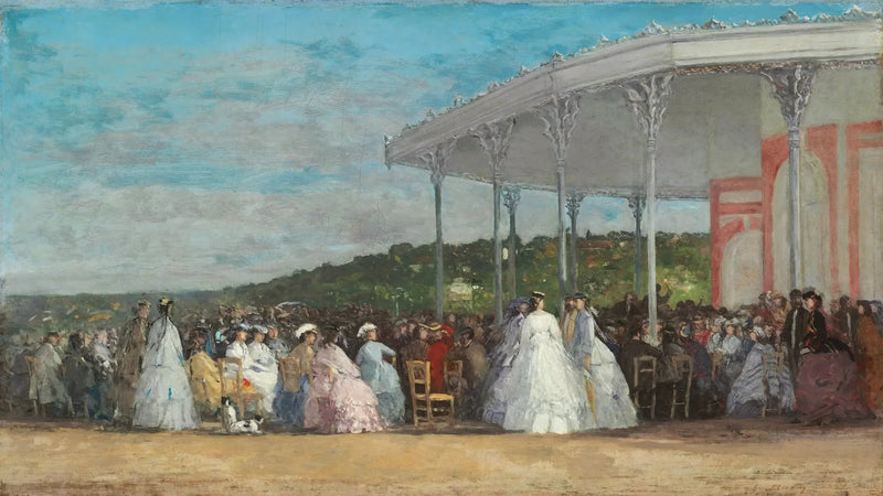 Koncert w Casino de Deauville - Eugène Boudin