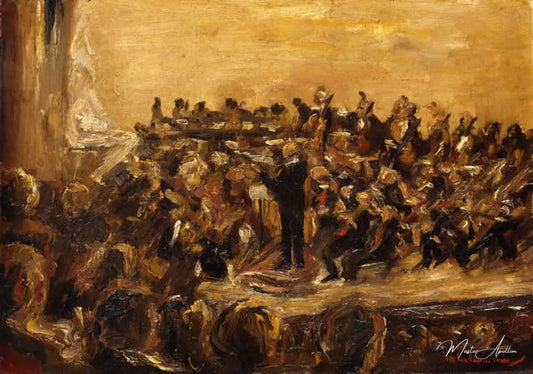 Concert symphonique à l'Opéra d'État, Unter den Linden, Berlin - Max Liebermann - Reproductions de tableaux et peintures haut de gamme