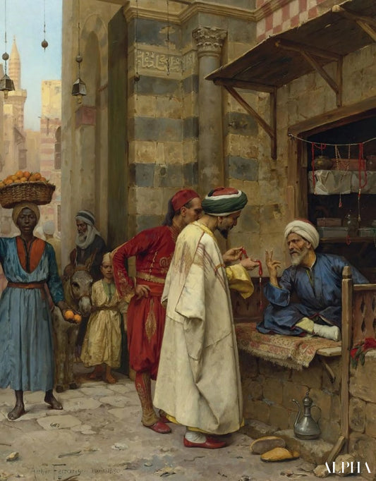 Conduire une bonne affaire Le Caire - Arthur von Ferraris Reproductions de tableaux à la peinture à l’huile