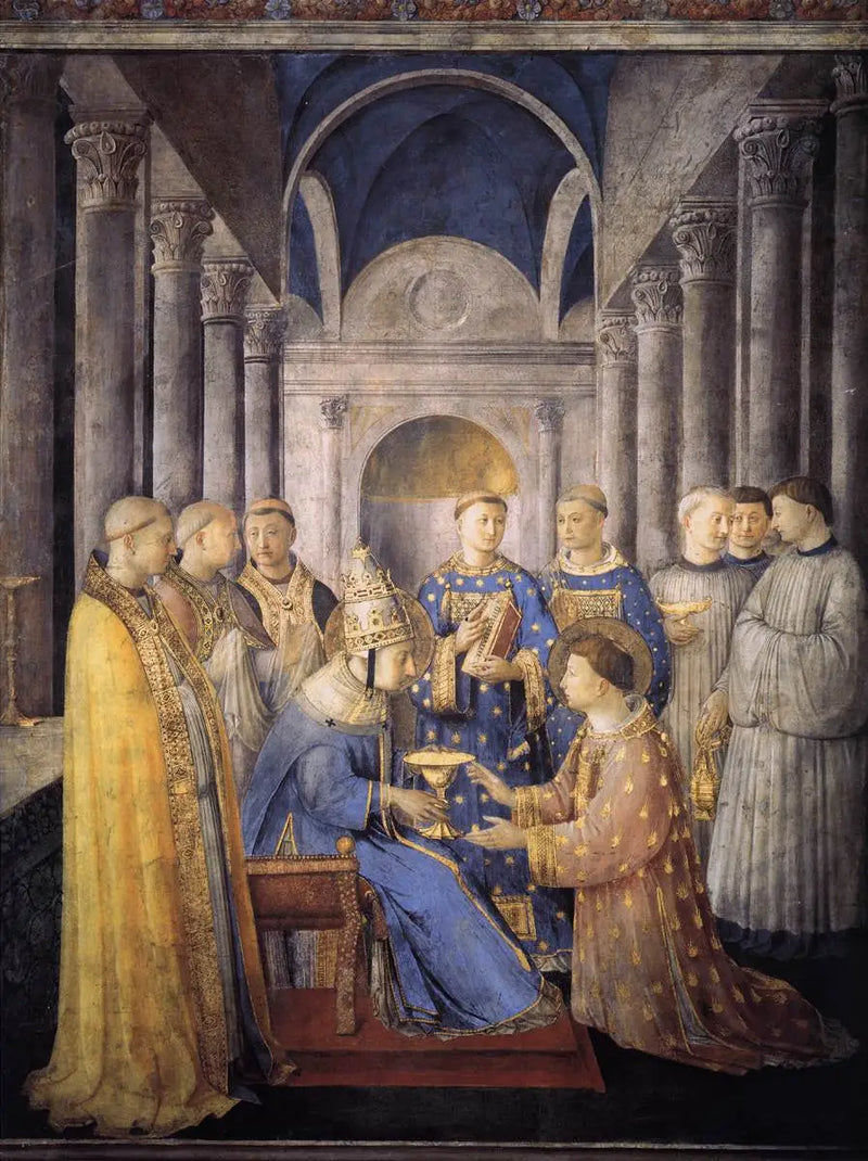 Ustanowienie diakońskie św. Laurenta - Fra Angelico
