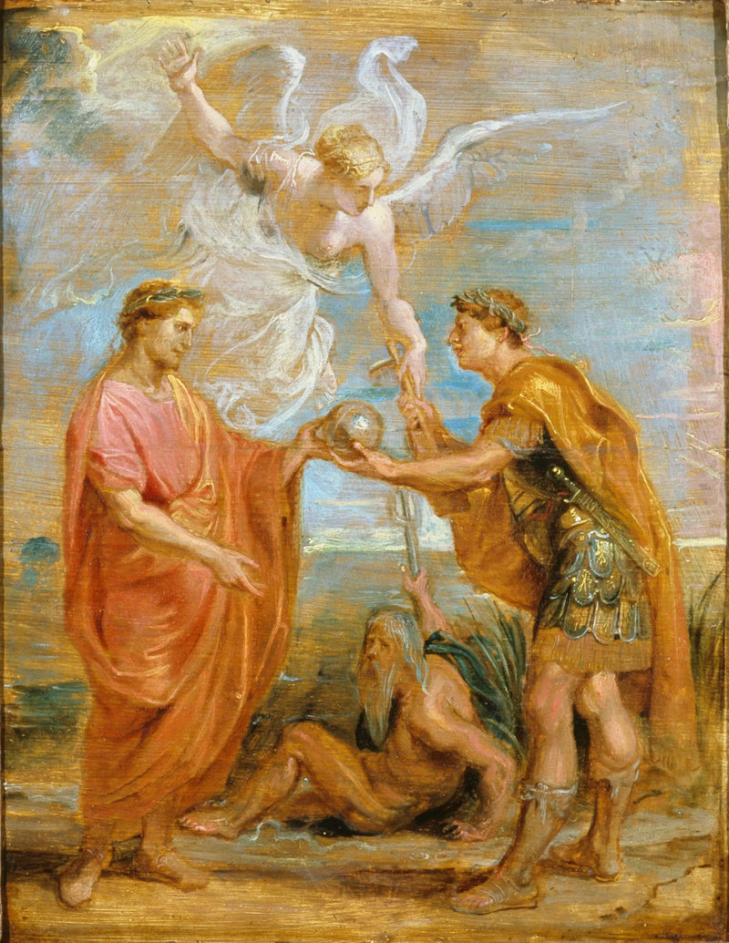 Constance mianuje Constantinusa swoim następcą - Peter Paul Rubens