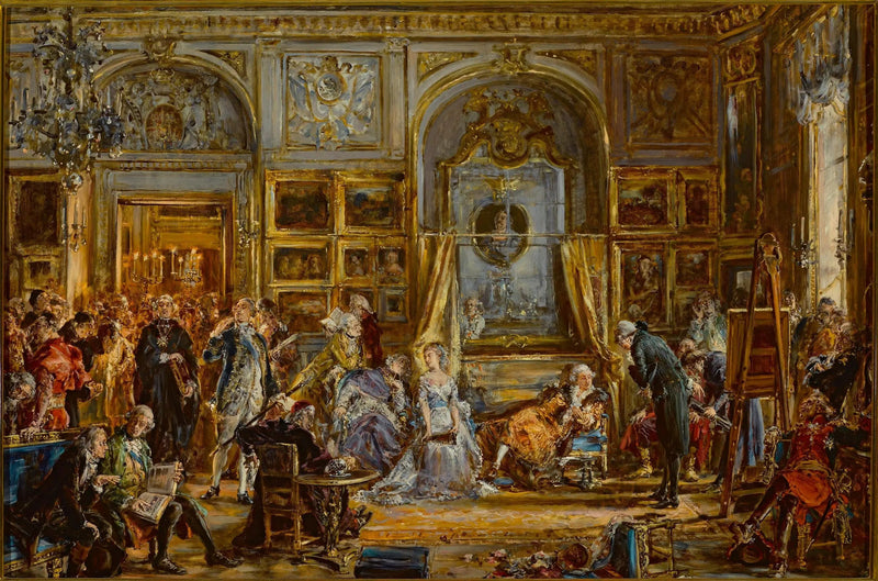 Konstytucja z 3 maja. Czteroletnia dieta. Komisja edukacji. Podział z 1795 roku. Fragment serii „Historia cywilizacji w Polsce”. - Jan Matejko