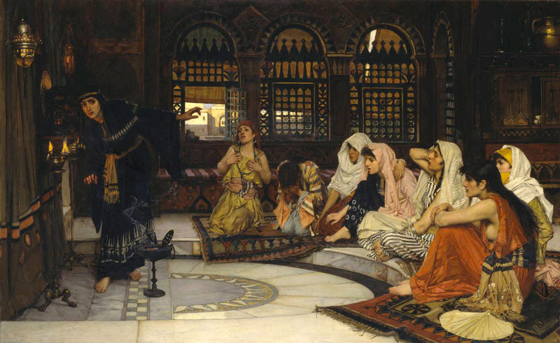 Konsultować z Oraklem - John William Waterhouse
