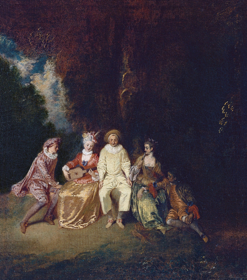 Zawartość Pierrot - Antoine Watteau