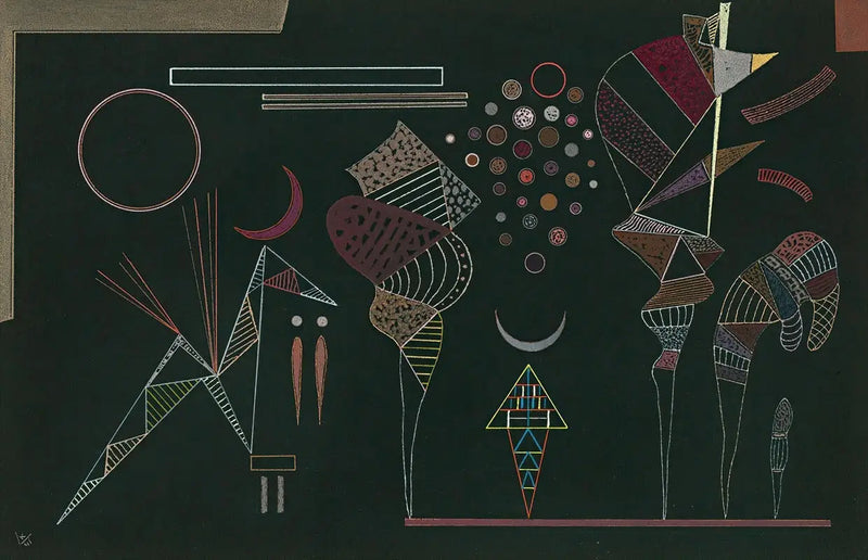 Zredukowane kontrasty - Wasilij Kandinsky