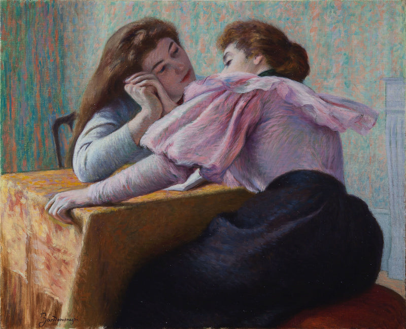 Rozmowa przy stole - Federico Zandomeneghi