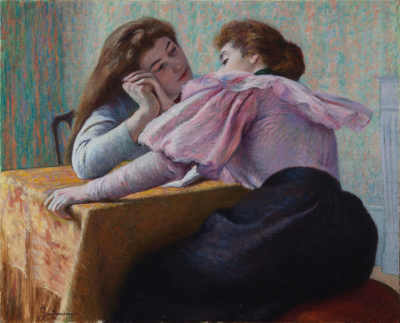 Rozmowa przy stole - Federico Zandomeneghi
