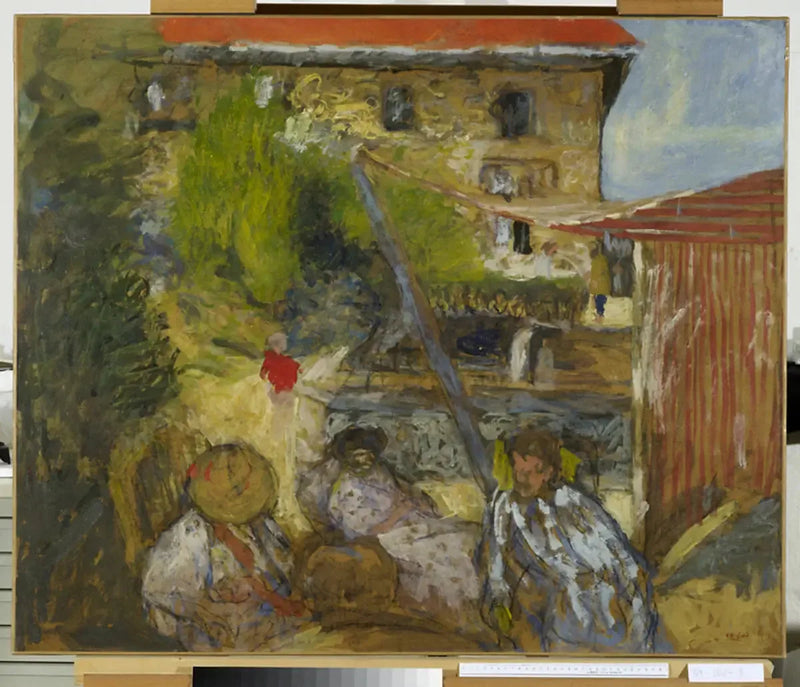 Rozmowa w ogrodzie - Édouard Vuillard