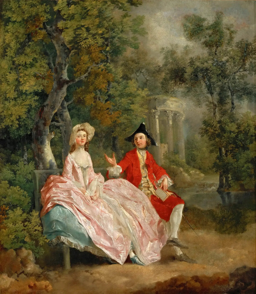 Rozmowa w parku - Thomas Gainsborough