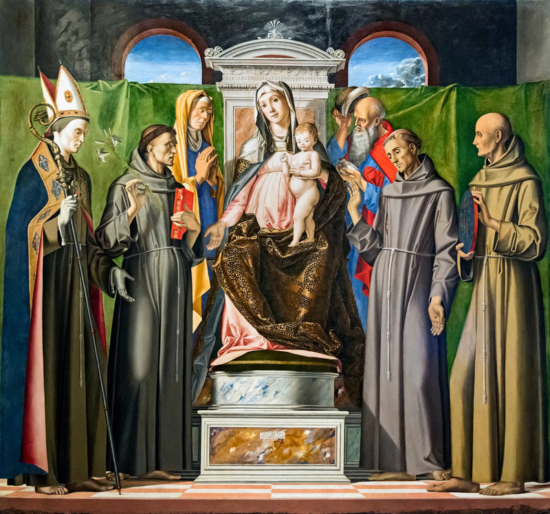 Święta rozmowa - Alvise Vivarini