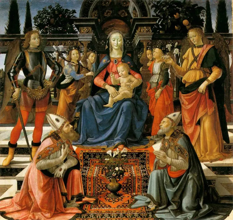 Święta rozmowa Ingesuati - Domenico Ghirlandaio