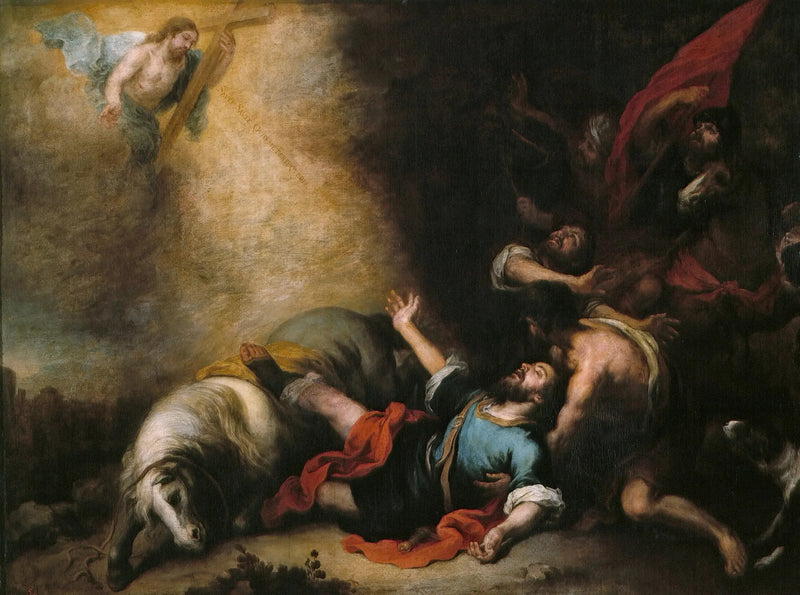 Konwersja świętego Pawła - Bartolomé Esteban Murillo