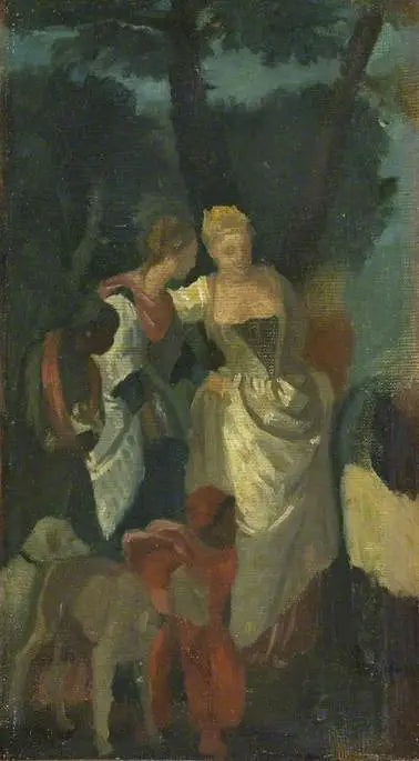 Kopia według „Odkrycia Mojżesza” autorstwa Weneckiego - Edgar Degas