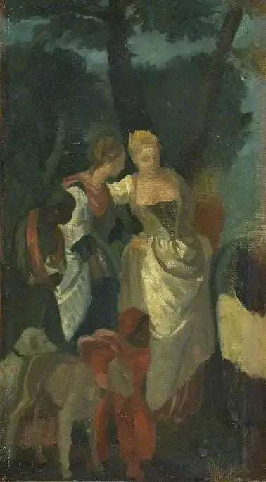 Kopia według „Odkrycia Mojżesza” autorstwa Weneckiego - Edgar Degas