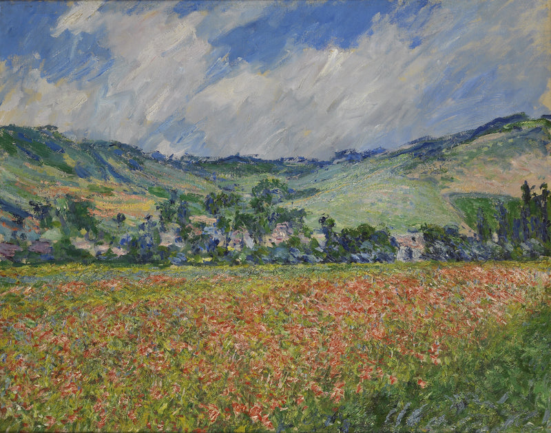 Pole maku, okolice Giverny W999 - Claude Monet