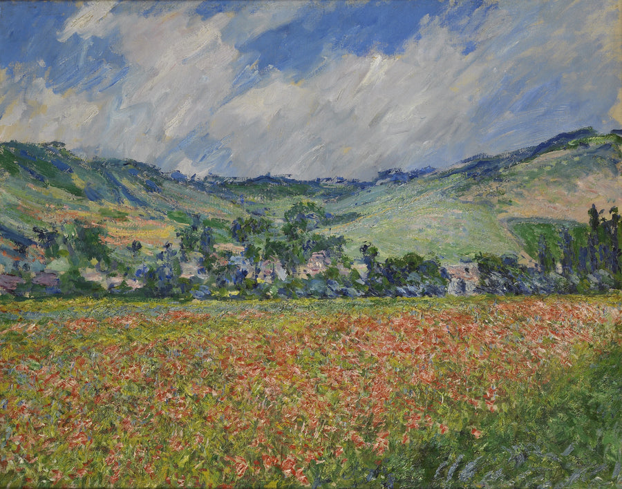 Pole maku, okolice Giverny W999 - Claude Monet
