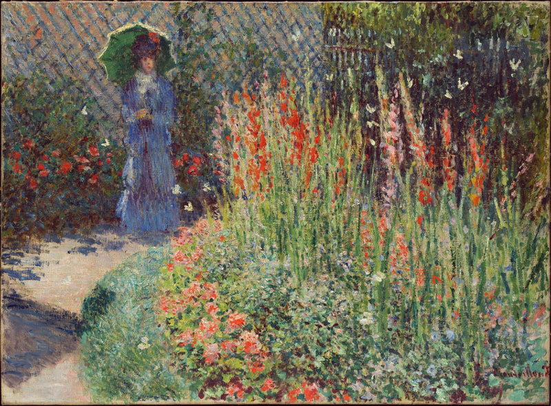 Kosz kwiatów (Les Glaïeuls) W414 - Claude Monet