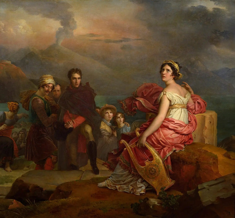 Corinne u Przylądka Misène - François Gérard