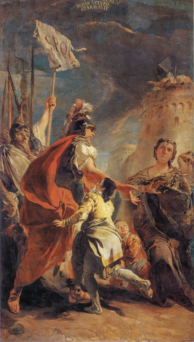 Coriolan przy murach Rzymu - Giovanni Battista Tiepolo