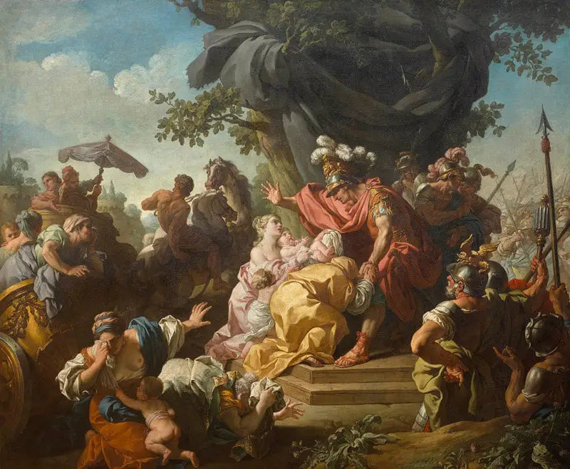 Coriolan u Volsków - Louis Jean François Lagrenée