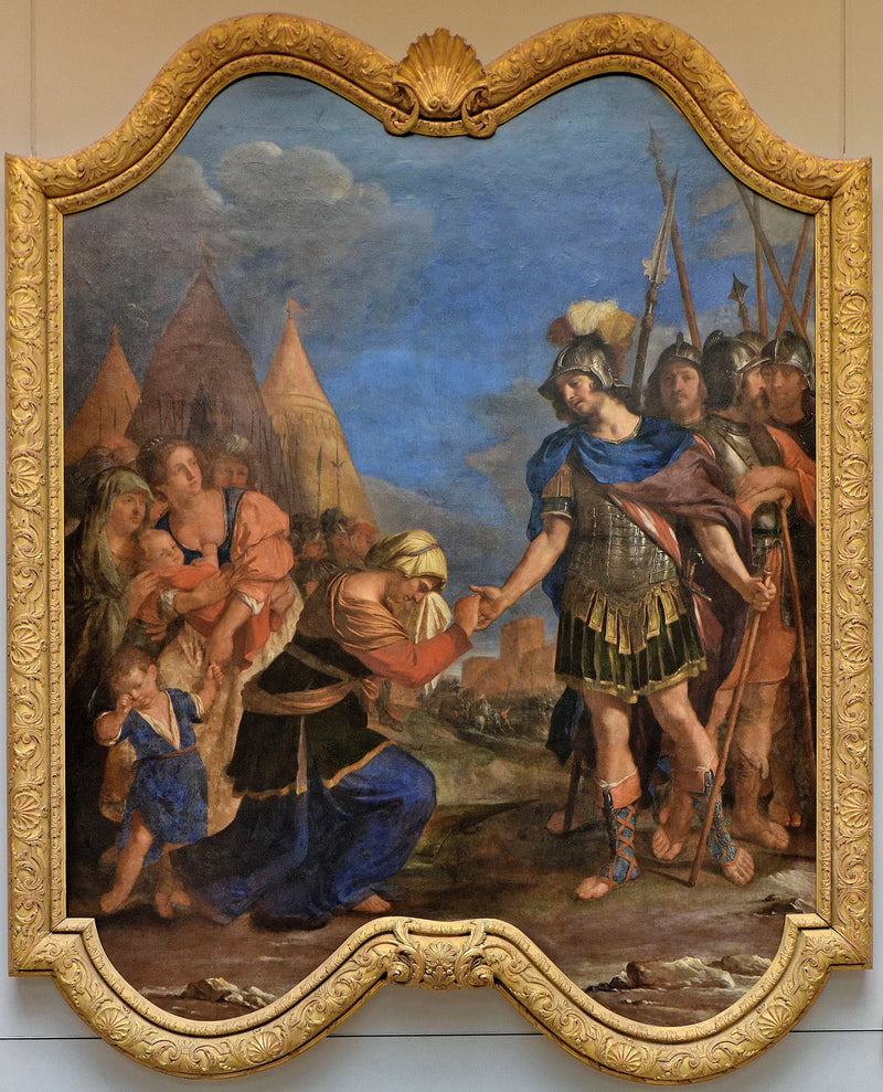 Coriolan dostarczony przez matkę - Guercino