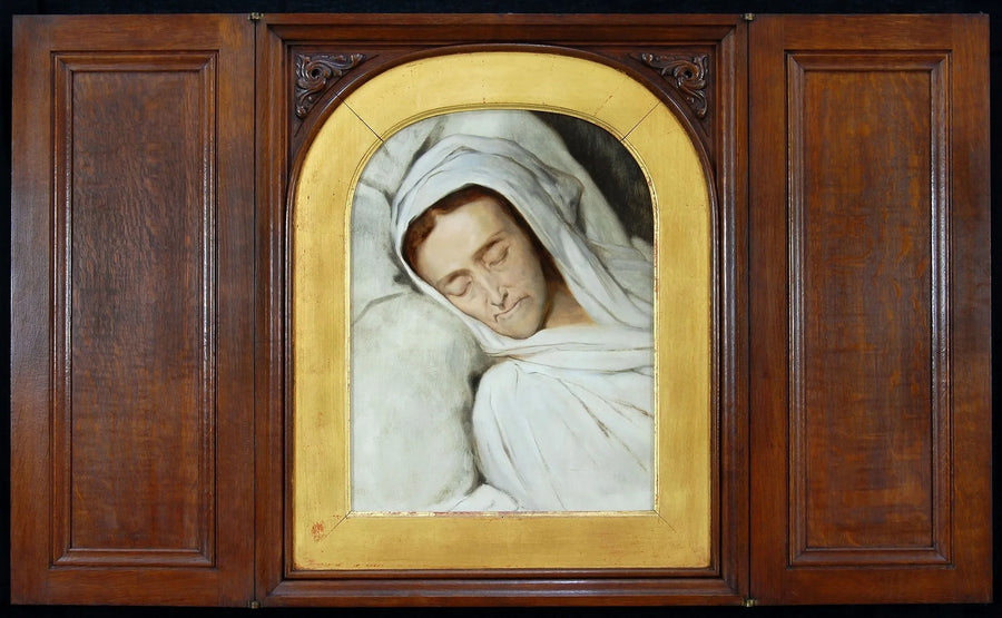 Cornelia Lamme Scheffer - Na jej łóżku śmierci - Ary Scheffer