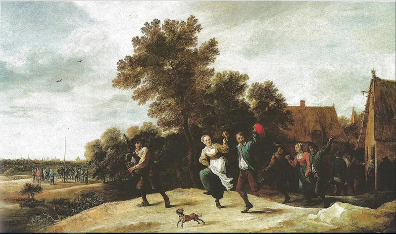 Dudek z tancerzami - David Teniers Młodszy