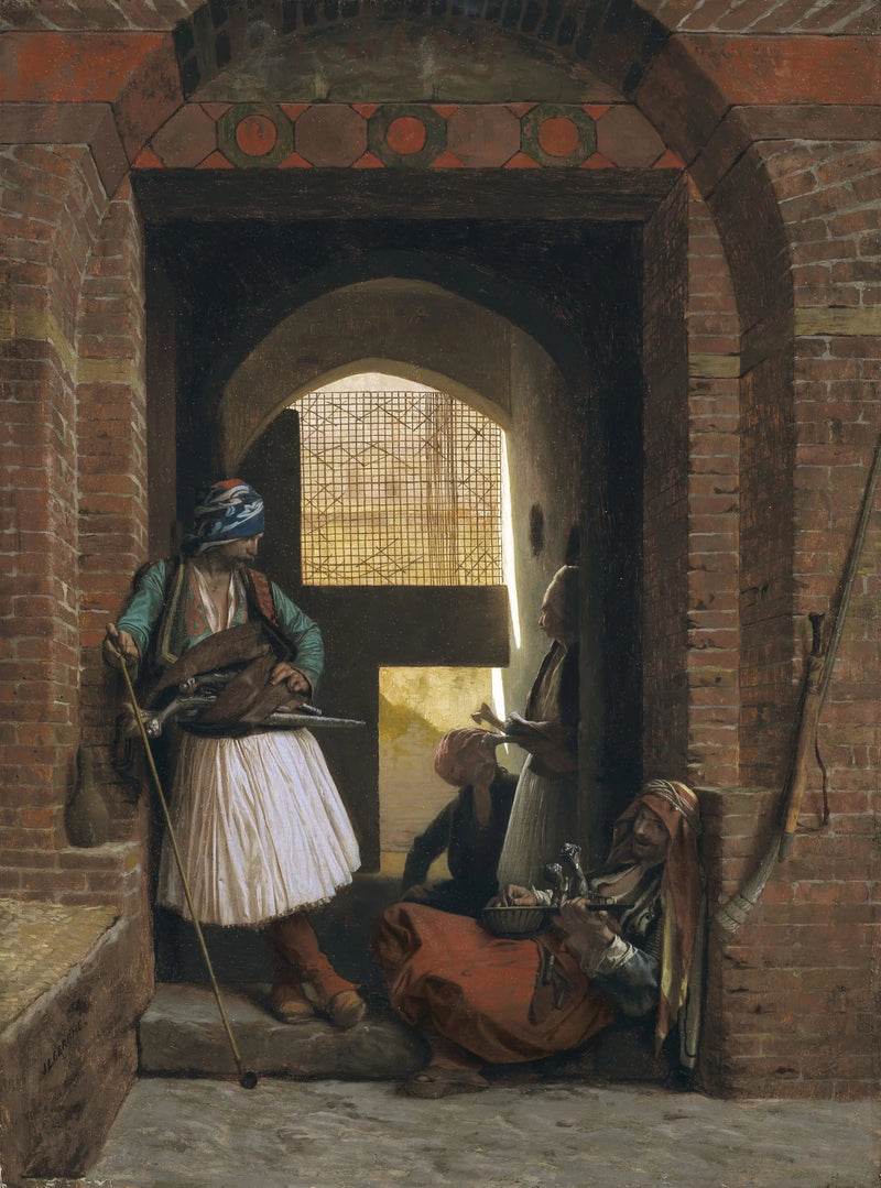 Strażnica oszustów w Kairze - Jean-Léon Gérôme