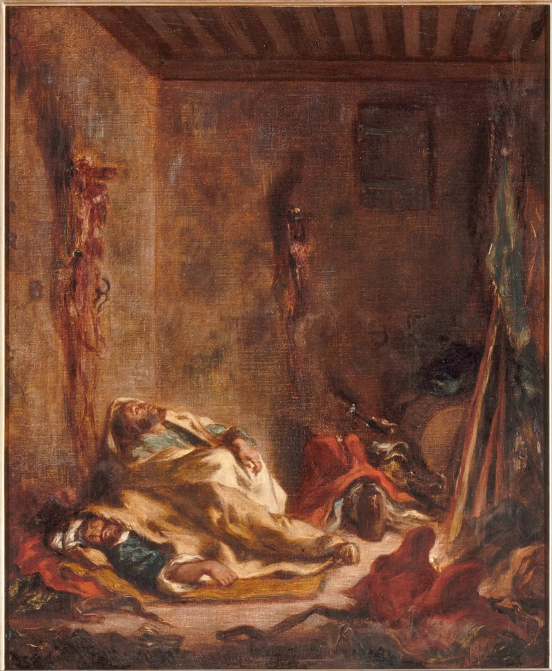 Marokańska strażnica - Eugène Delacroix