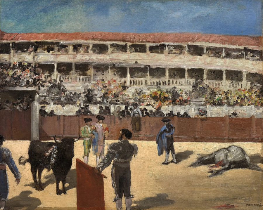 Corrida: śmierć byka - Édouard Manet