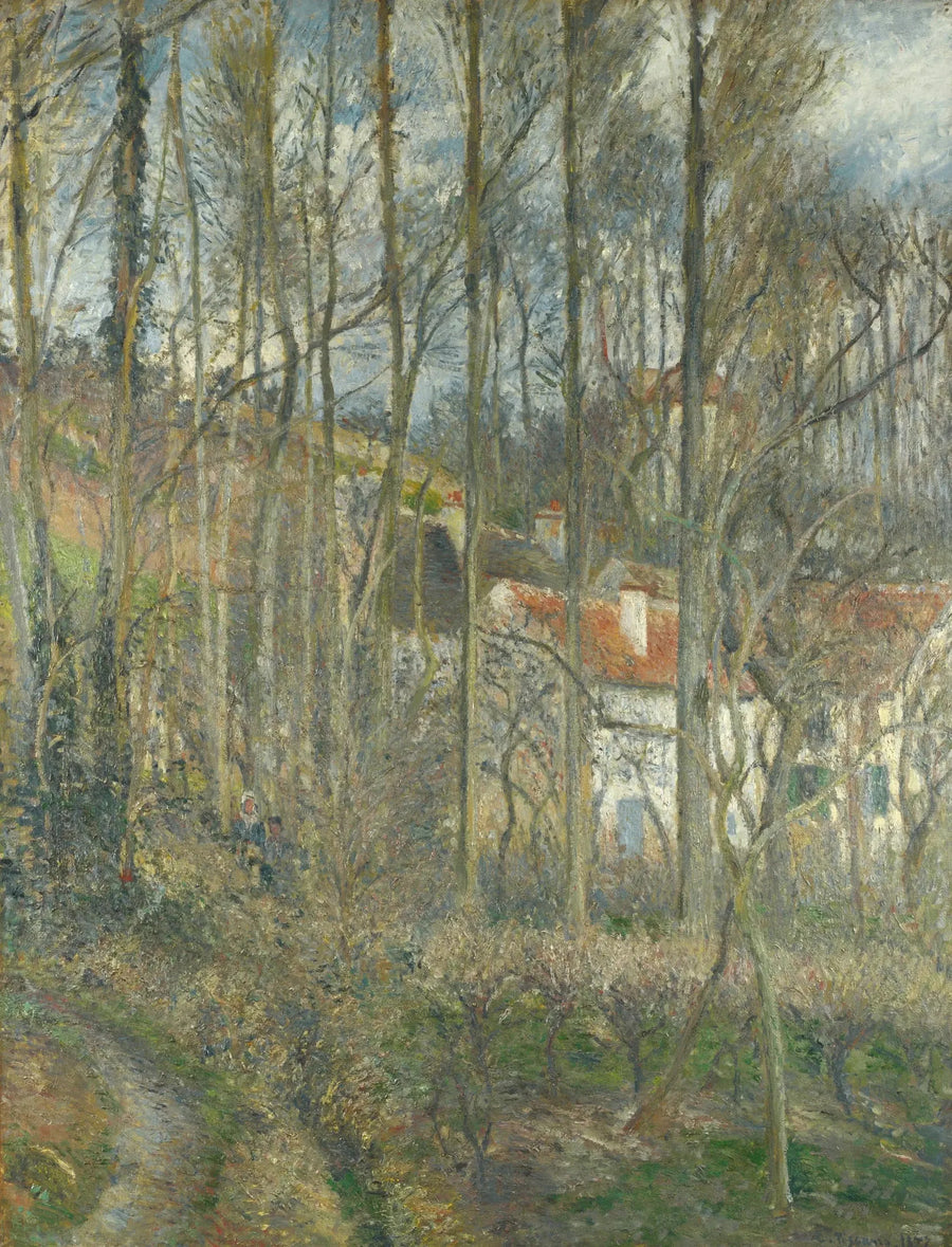 Wybrzeże Wołów w L'Hermitage, Pontoise - Camille Pissarro