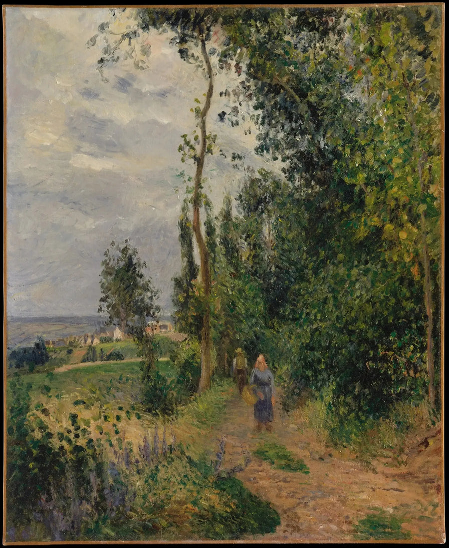 Côte des Groouettes, w pobliżu Pontoise - Camille Pissarro