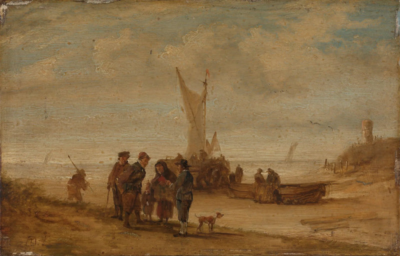 Wybrzeże flamandzkie - David Teniers Młodszy