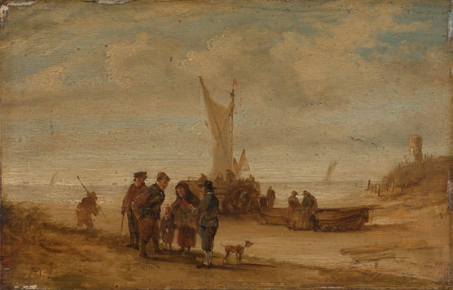 Wybrzeże flamandzkie - David Teniers Młodszy
