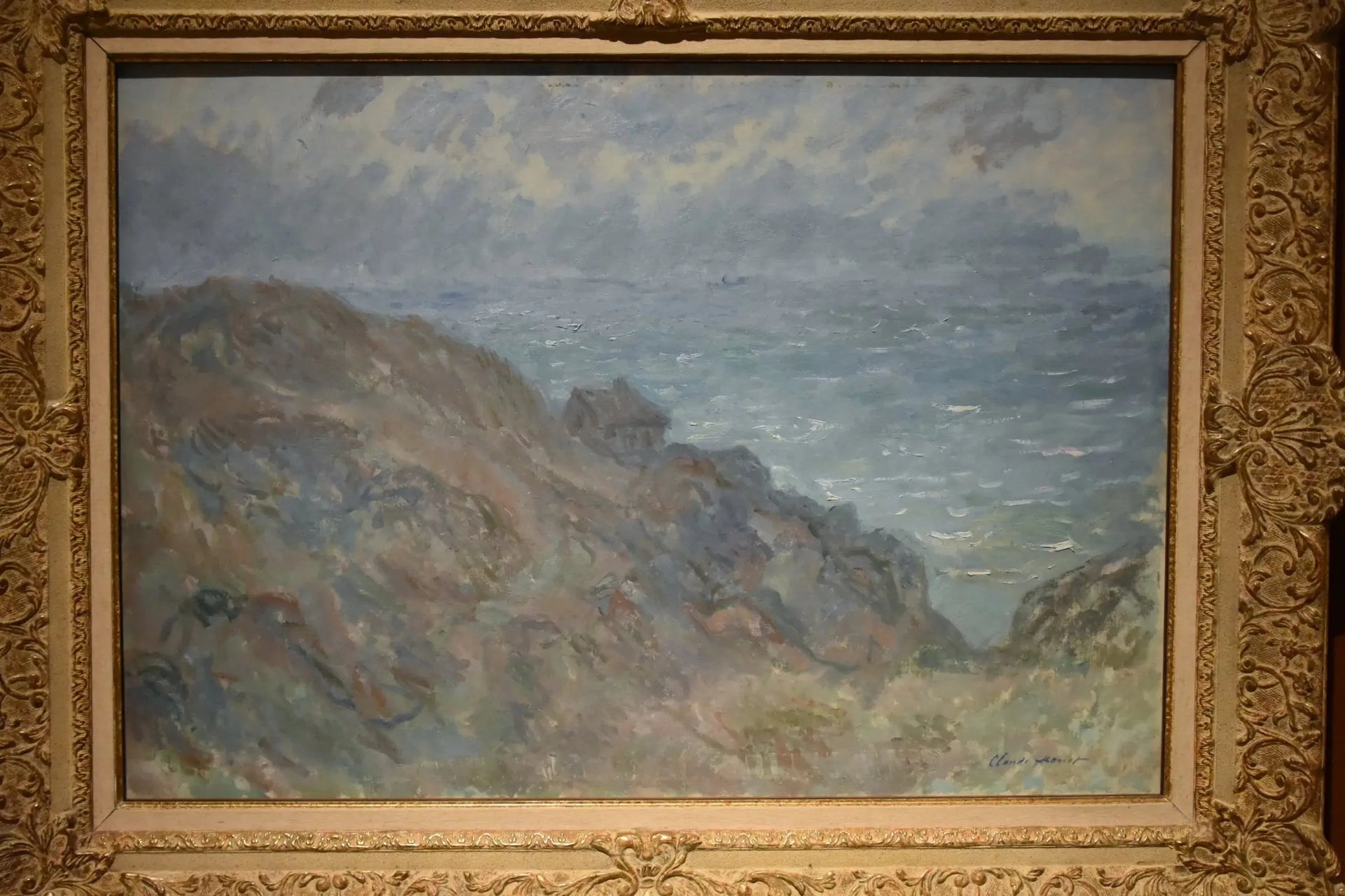 Cottage sur les falaises près de Varengeville - Claude Monet image 1 copie peinte à la main à l’huile