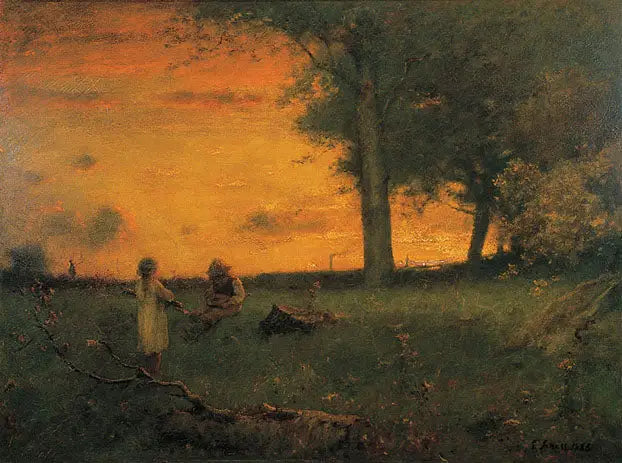 Zachód słońca w Montclair - George Inness