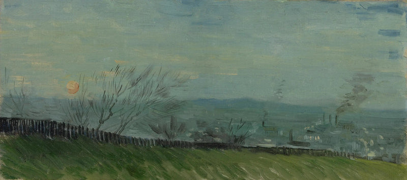Zachód słońca w Montmartre - Vincent van Gogh
