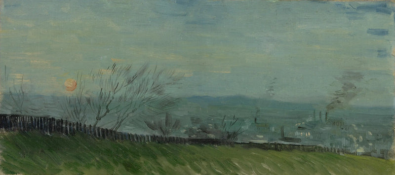 Zachód słońca w Montmartre - Vincent van Gogh