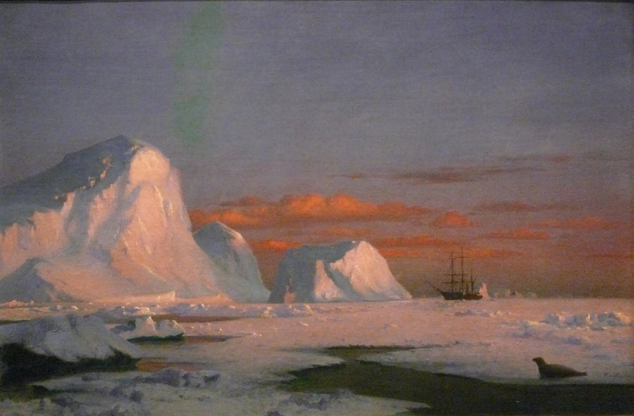 Arktyczny zachód słońca - William Bradford