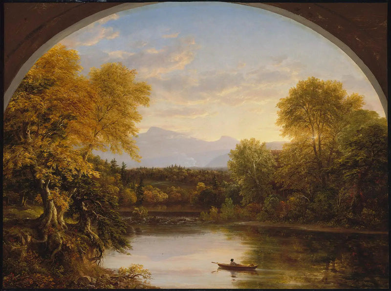 Zachód słońca w Catskills - Thomas Cole