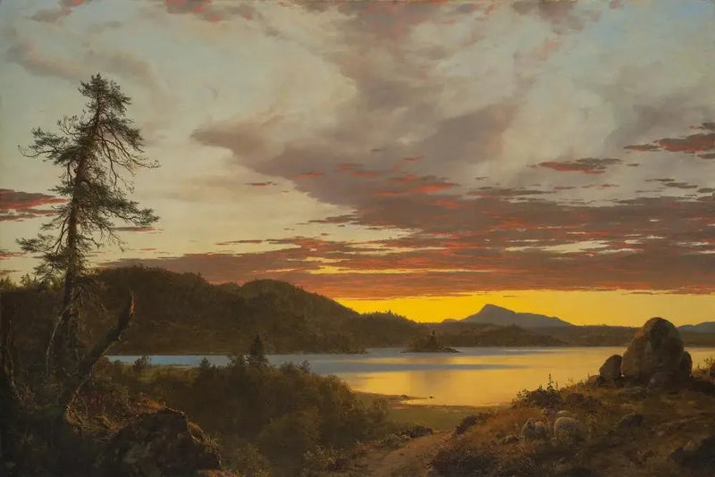 Zachód słońca - Frederic Edwin Church