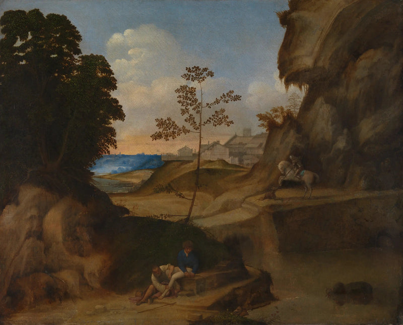 Zachód słońca - Giorgione