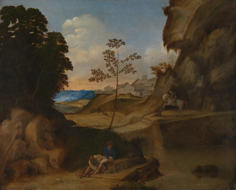 Zachód słońca - Giorgione