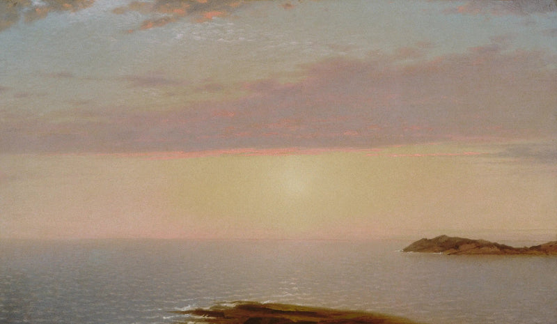Zachód słońca - John Frederick Kensett