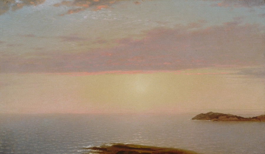 Zachód słońca - John Frederick Kensett