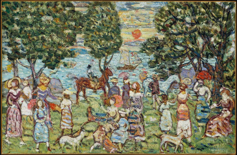 Zachód słońca - Maurice Prendergast