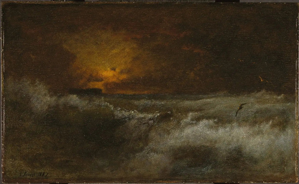 Coucher de soleil sur la mer - George Inness - Alpha Reproduction